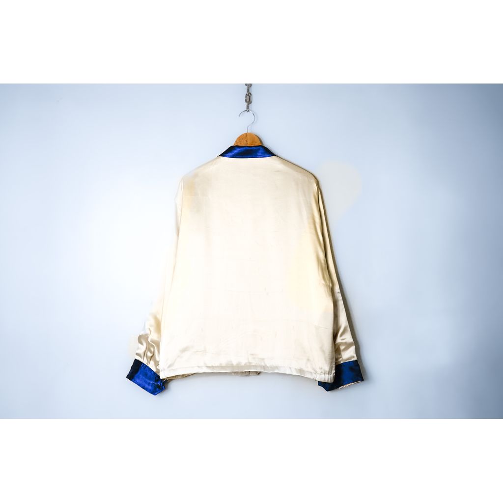 ANDFAMILYS SOUVENIR SATIN JACKET-白熊-