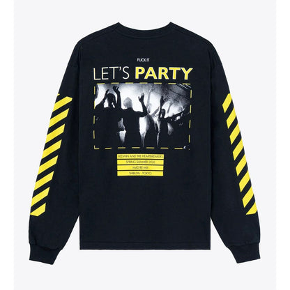BEDWIN & THE HEARTBREAKERS L/S PRINTED TEE "Lets Party"