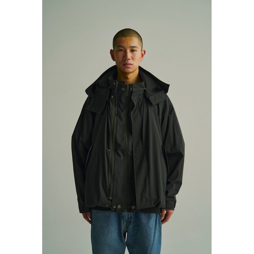 Poliquant THE DEFORMED CHANGING LENGTH OVER HOODED COAT / JACKET 2602012