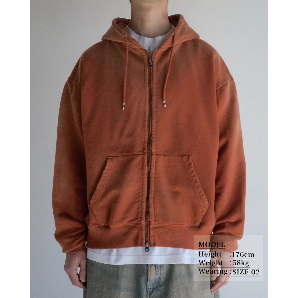 ANACHRONORM FADED FULL ZIP HOODIE