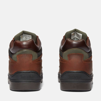 Timberland ヘリテージ GTX モックトゥ ミッド メンズ (BROWN)