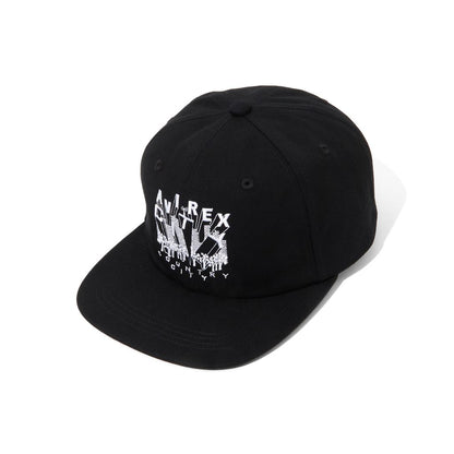 CITY COUNTRY CITY x AVIREX_EMBROIDERED LOGO COTTON TWILL CAP