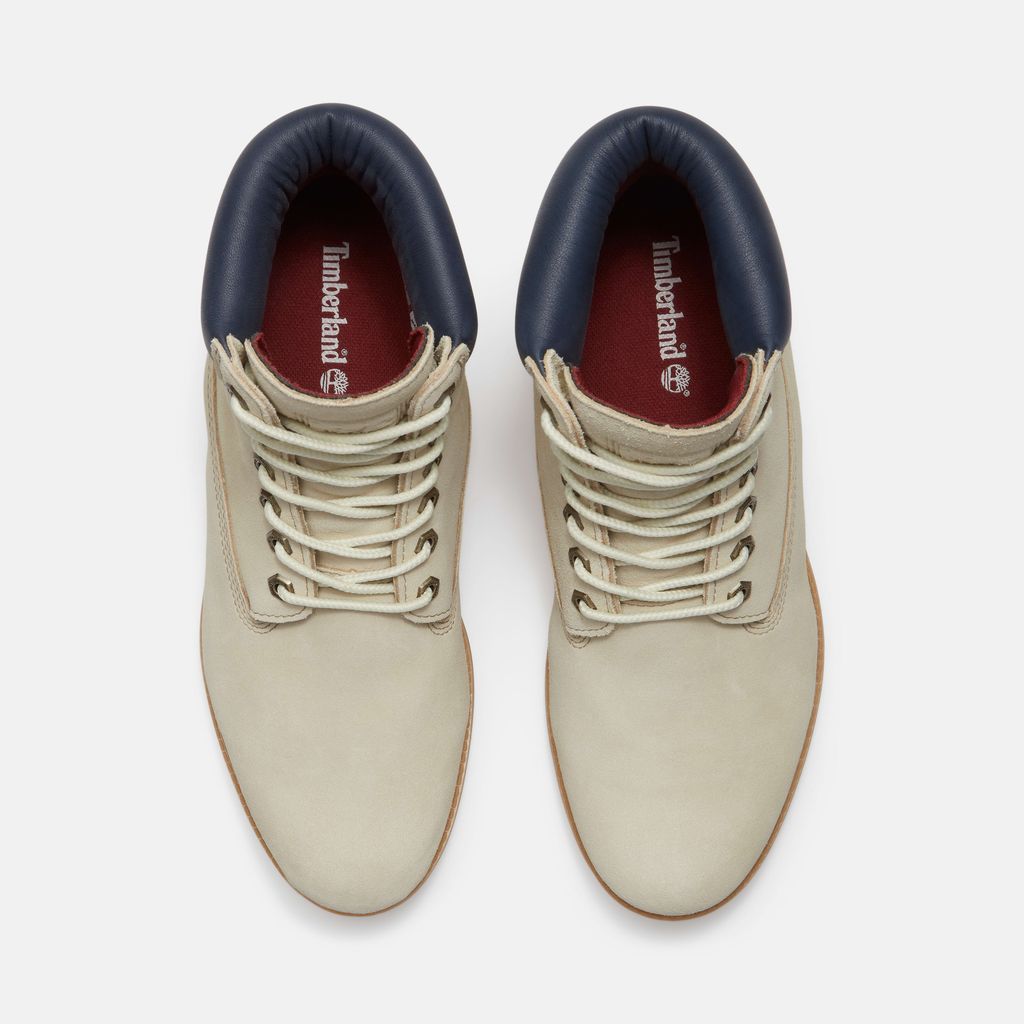 Timberland プレミアム 6インチ ウォータープルーフ ブーツ メンズ(LT BEIGE)