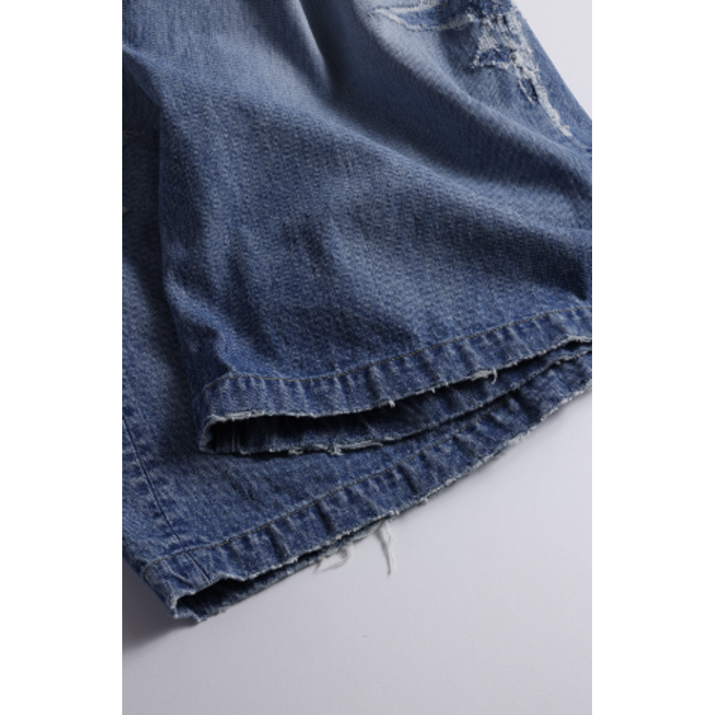 FDMTL FA26PN32H HAKAMA DENIM PANTS 10YR WASH