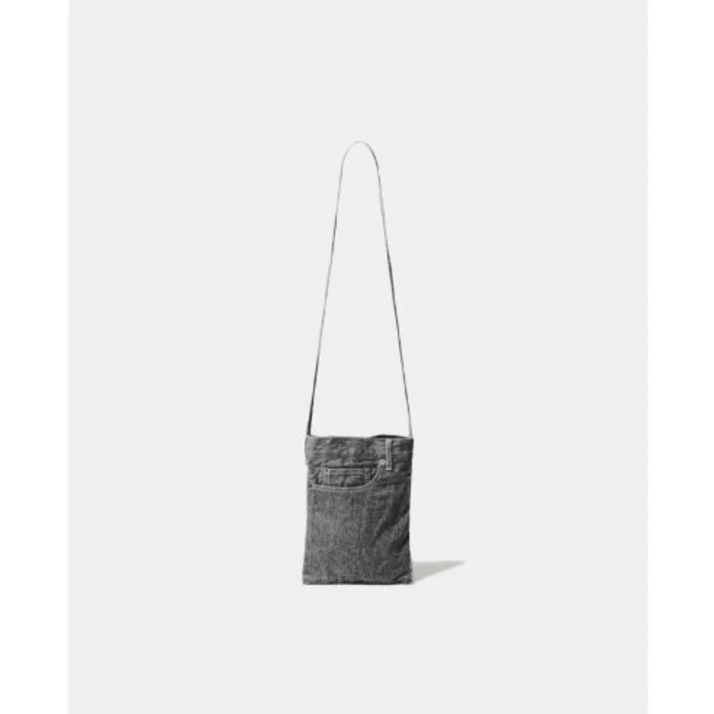beautiful people excerption denim bleached sacoche