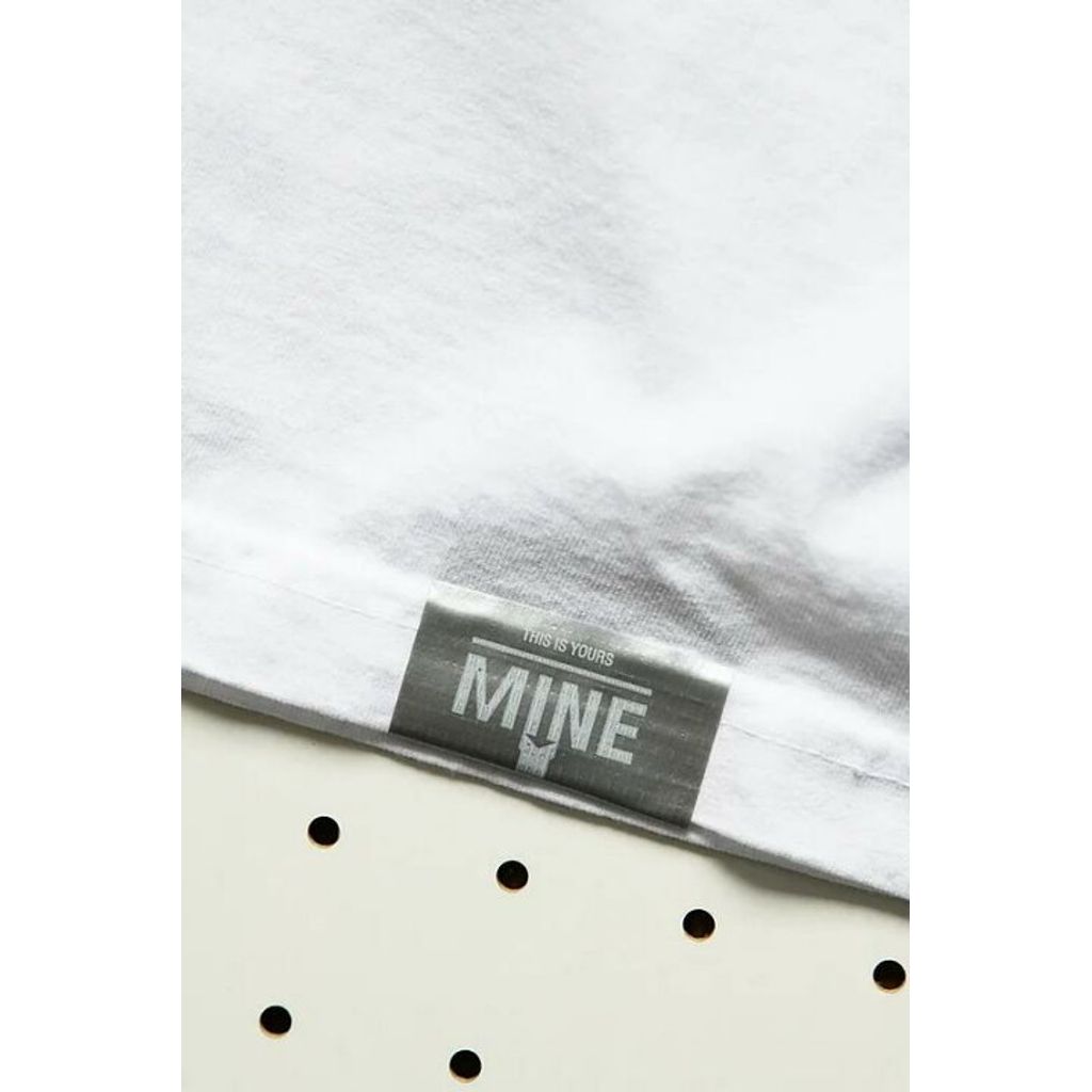MINE MINE_DUCT TAPE T-SHIRT/WHITE LABEL