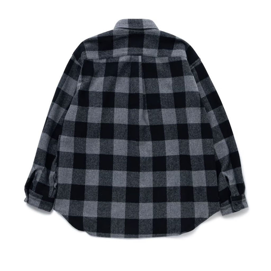 BEDWIN & THE HEARTBREAKERS L/S BUFFLAO CHECK BIG SHIRT "BILLY"