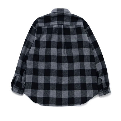 BEDWIN & THE HEARTBREAKERS L/S BUFFLAO CHECK BIG SHIRT "BILLY"