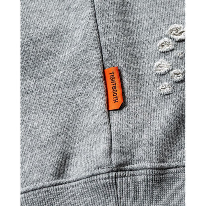 TIGHTBOOTH DAMAGE CREW SWEAT - TIGHTBOOTH x DELUXE