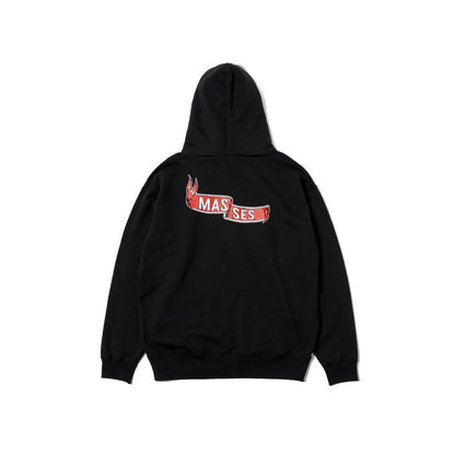 PORKCHOP × MASSES SWEAT HOODED FLING WEEL P