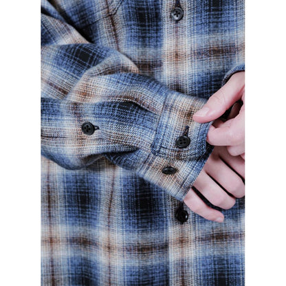 APPLEBUM Melange Check Nel Shirt / 2520206