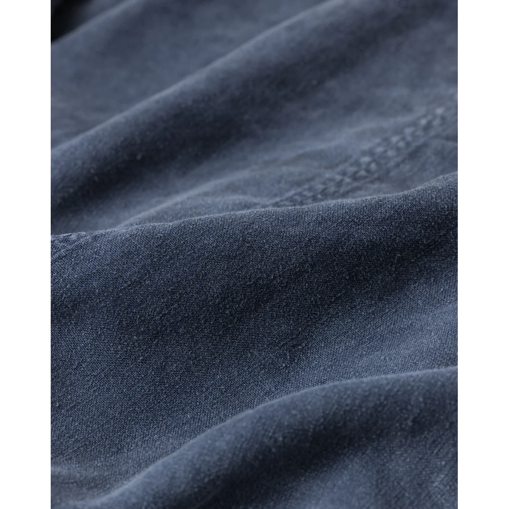 ANACHRONORM  FADED SULFUR DYED LINEN UTILITY JACKET