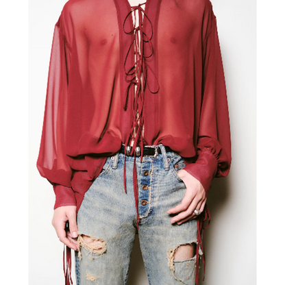 SUGARHILL SHEER CORDED SHIRTS