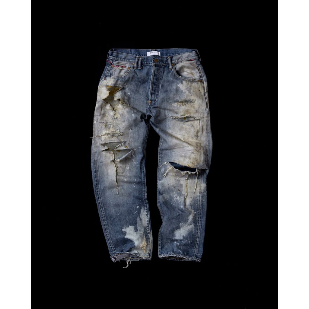 ANACHRONORM HARD REMAKED REGULAR TAPERED 5P PANTS INDIGO (REMAKE)