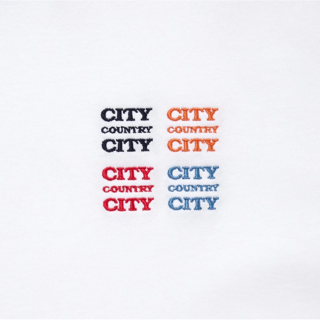 CITY COUNTRY CITY EMBROIDERED LOGO COTTON T-SHIRT_CCCC