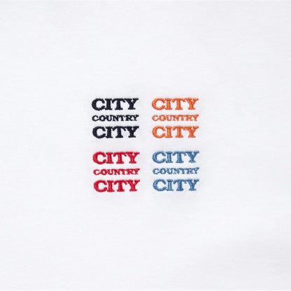 CITY COUNTRY CITY EMBROIDERED LOGO COTTON T-SHIRT_CCCC