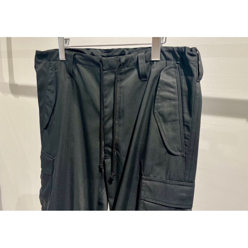 Y's for men T/C TWILL CARGO PANTS（BLACK）