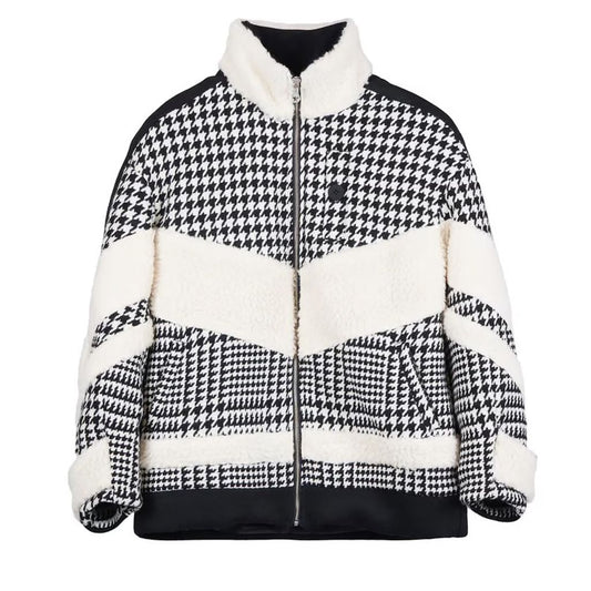 PHENOMENON HOUNDSTOOTH STAND COLLAR JKT