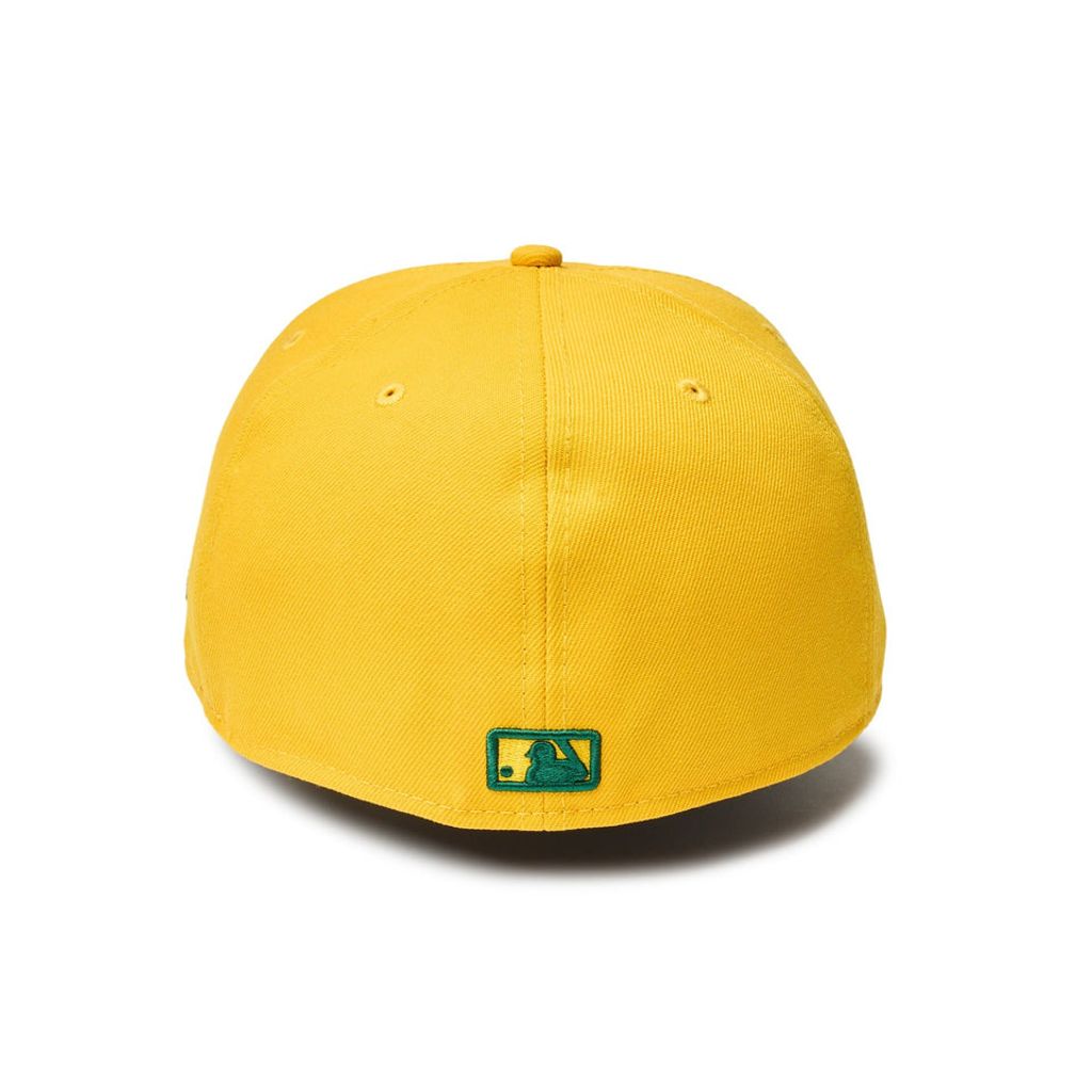 NEW ERA  59FIFTY MLB Upside Down オークランド・アスレチックス Aゴールド