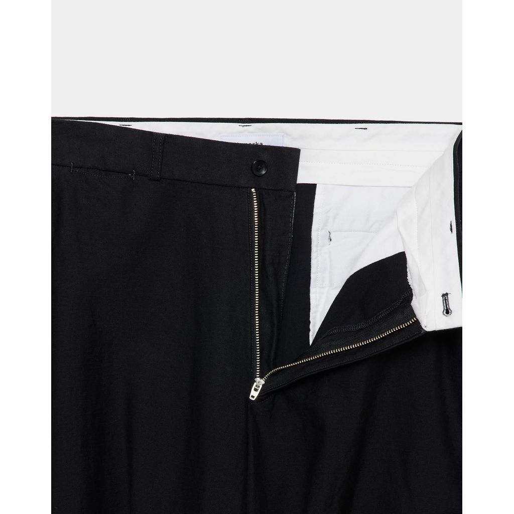 marka Linen x Organic Cotton x Silk Light Moleskin / Military Slacks