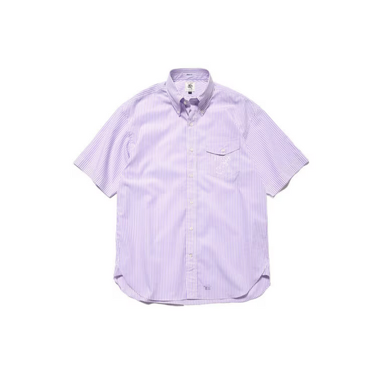 J.PRESS 【AaronChang】【UNISEX】コットンタイプライター ストライプ シャツ / B.D. / Baggy-Fit