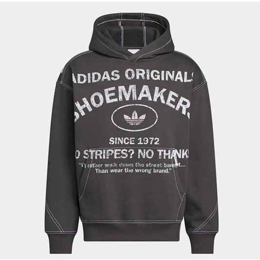 adidas originals オリジナルス シューメーカー グラフィック パーカー　ユーティリティブラック