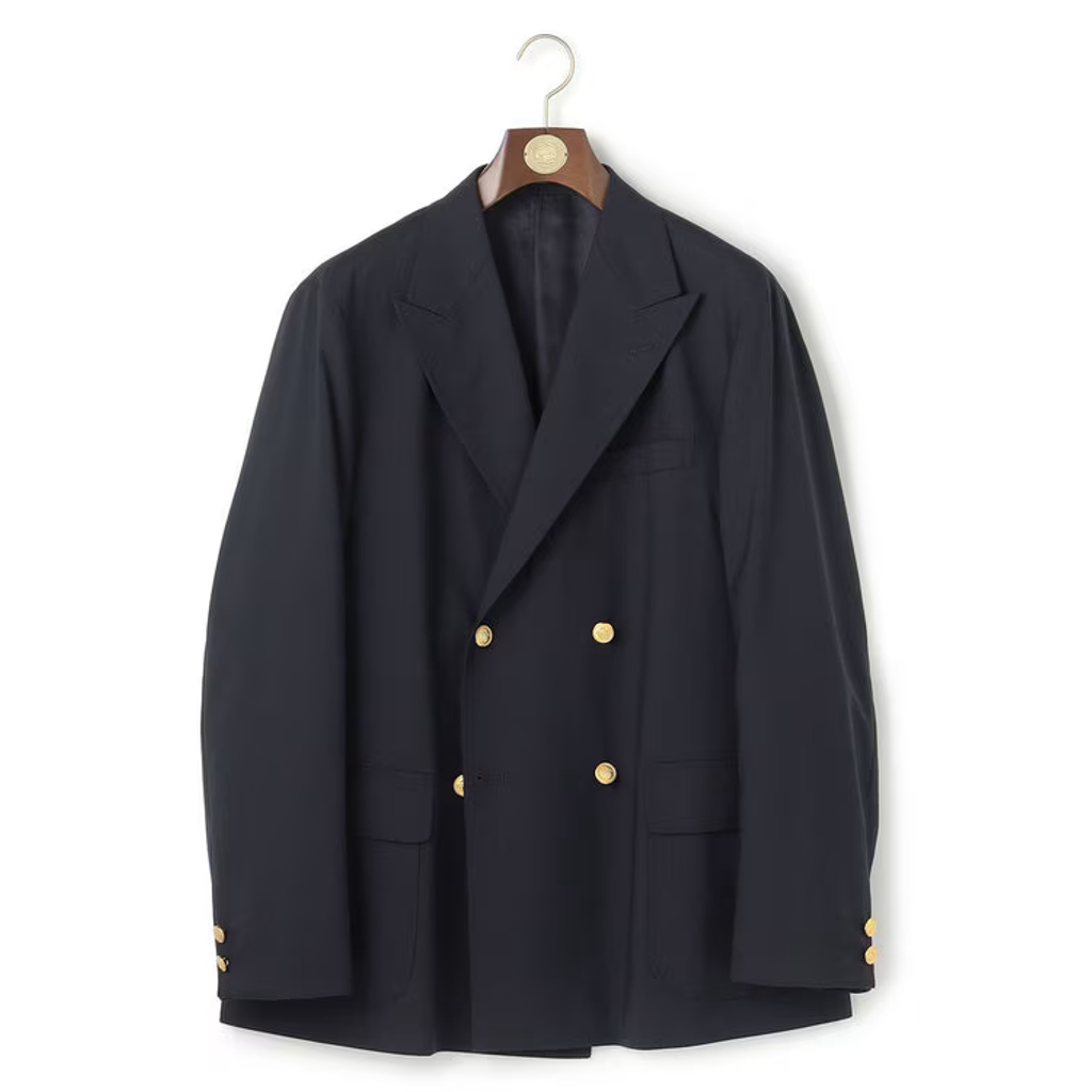 J.PRESS ORIGINALS【UNISEX】Wool Polyester Stretch Toropical 4B Blazer / Baggy-Fit