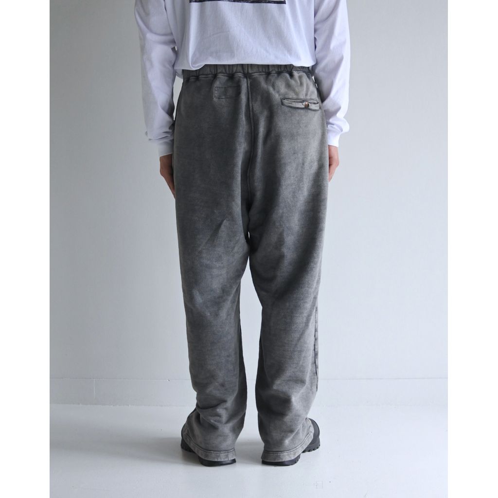 ANACHRONORM  PIN TUCK WIDE SWEAT PANTS