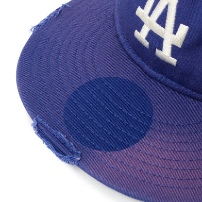 NEW ERA 9THIRTY powered by GORO (min-nano) ロサンゼルス・ドジャース ダメージ/パッカブルバイザー/モンレーウォッシュ ダークロイヤル