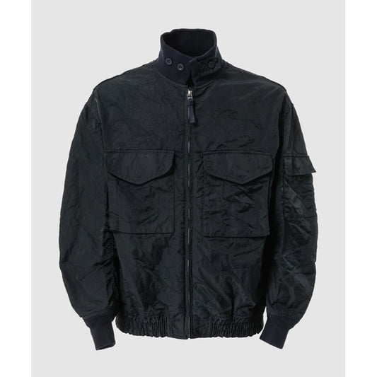 COMME des GARCONS HOMME GARMENT DYE MILITARY JACKET（NAVY）