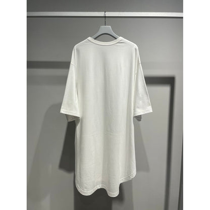 Ground Y COTTON JERSEY HEM ROUND JUMBO T-SHIRT SHORT SLEEVES