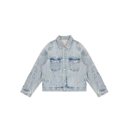 VANDY THE PINK RIDER DENIM JACKET（LIGHT WASH BLUE）