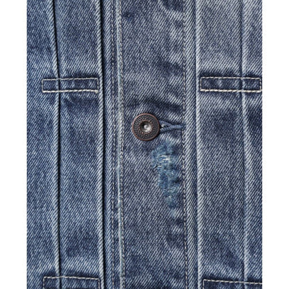 Liberaiders DAMAGED DENIM TRUCKER JACKET