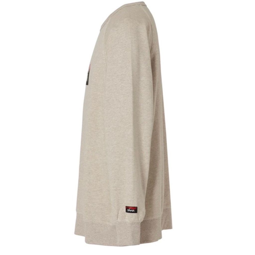 NANGA ECO HYBRID BOX LOGO SWEATSHIRT(UNISEX)
