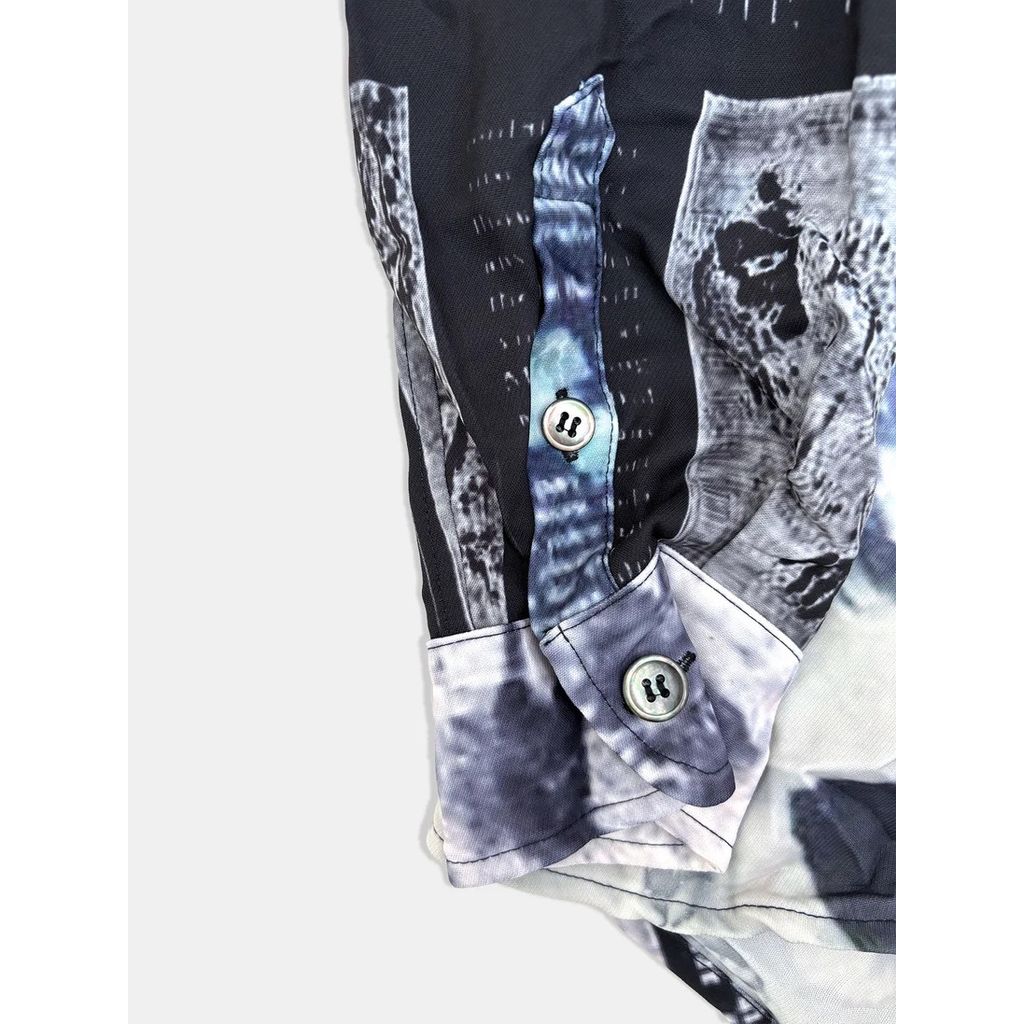 TALKING ABOUT THE ABSTRACTION NEWS PAPER SHIRTS 2627AW-SH-003