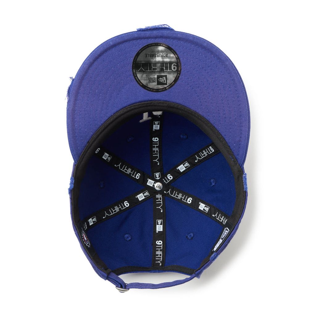 NEW ERA 9THIRTY powered by GORO (min-nano) ロサンゼルス・ドジャース ダメージ/パッカブルバイザー/モンレーウォッシュ ダークロイヤル