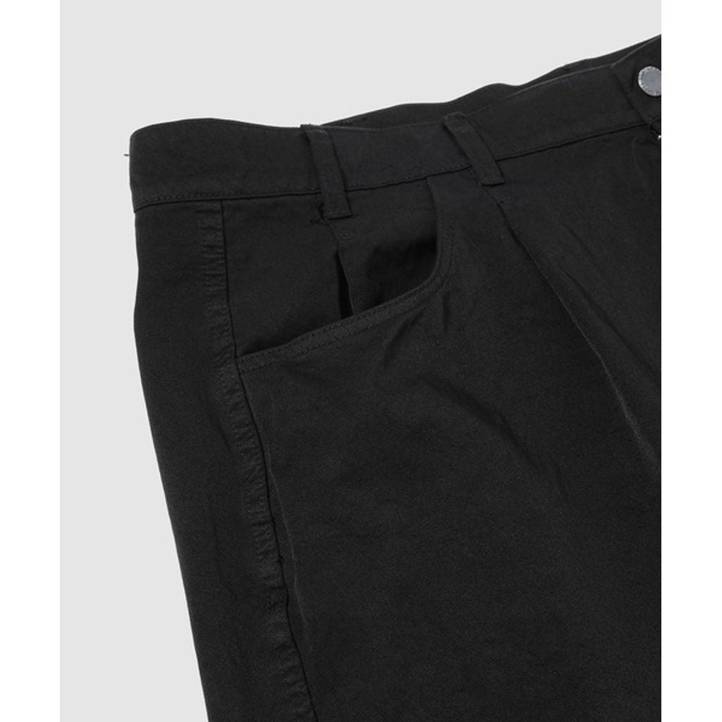 COMME des GARCONS HOMME NYLON TWILL GARMENT DYE PANTS(BLACK)