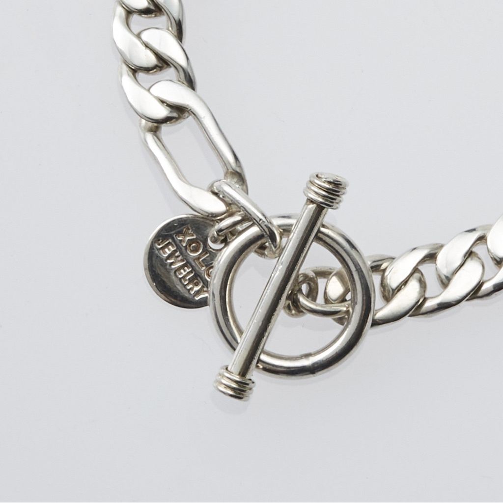 XOLO JEWELRY Figaro Link Bracelet 8mm-19m