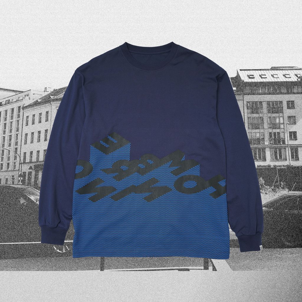 HOMBRE NINO  L/S PRINT TEE (BLOCK)