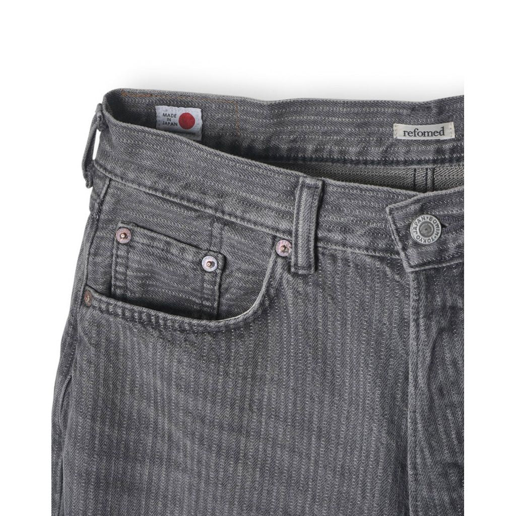 refomed FRESH MAN DENIM WIDE PANTS by EDWIN "STRIPE"