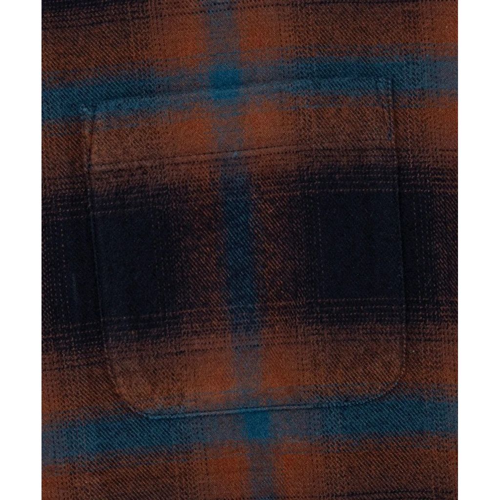 BEDWIN & THE HEARTBREAKERS FIVE BROTHER Ex. L/S CHECK SHIRT "VIN"