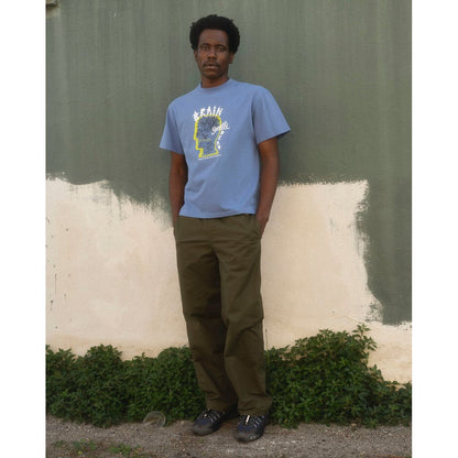 BRAIN DEAD  Ringing Ear T-shirt - Blue