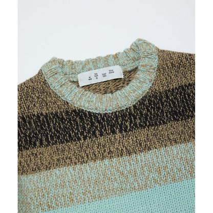 【予約商品】BAL BAL-2221 GRADATION STRIPE CREWNECK SWEATER