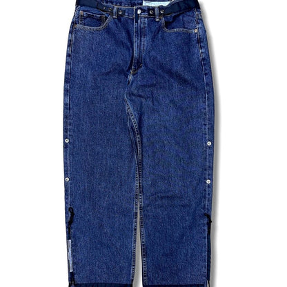 POLIQUANT THE DEFORMED ADJUSTABLE THRIFTING DENIM 550