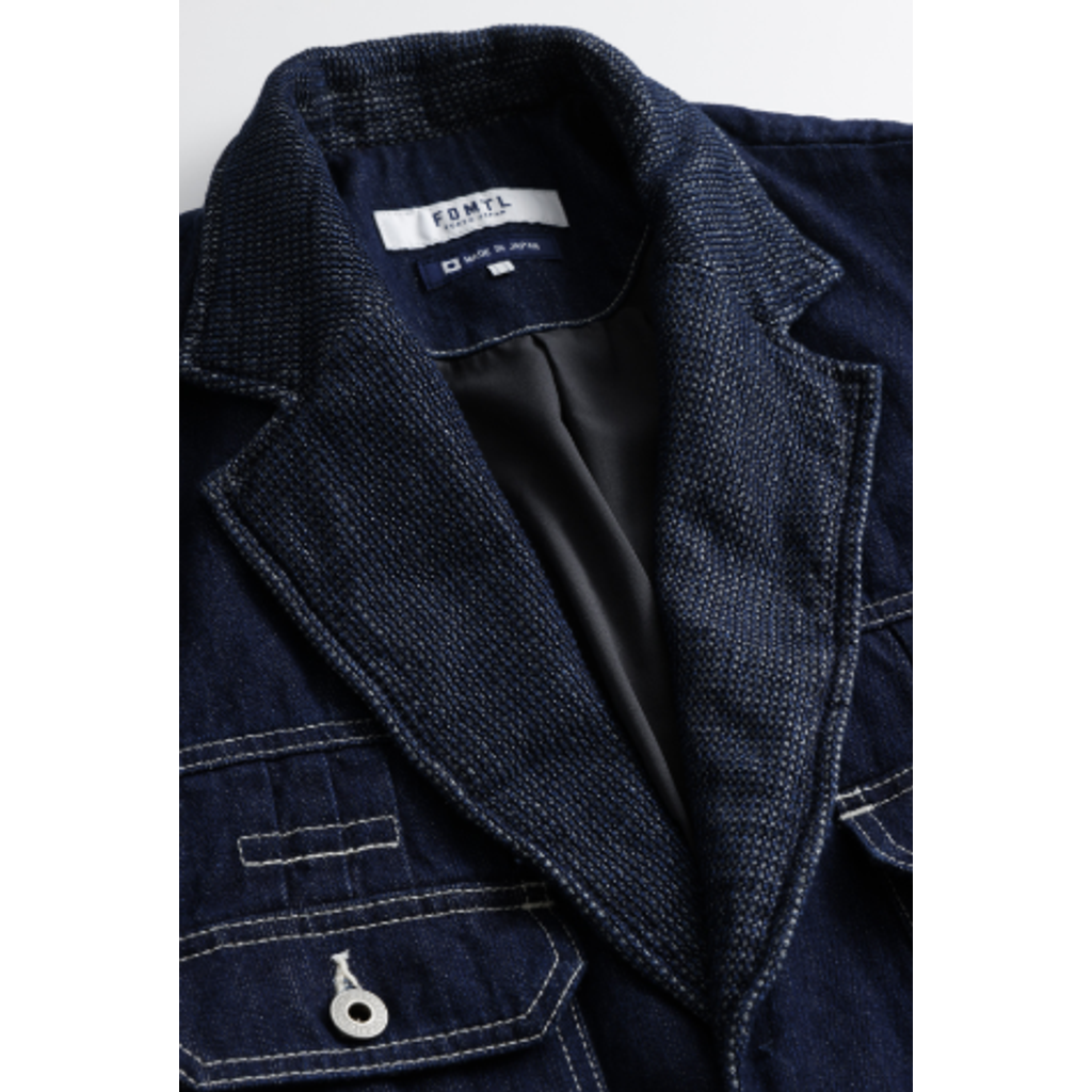 FDMTL FA26JK42R  PLEATS LAPEL JACKET RINSE