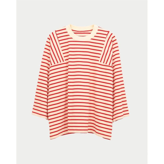 AMBERGLEAM マリンボーダーオーバーロングスリーブ