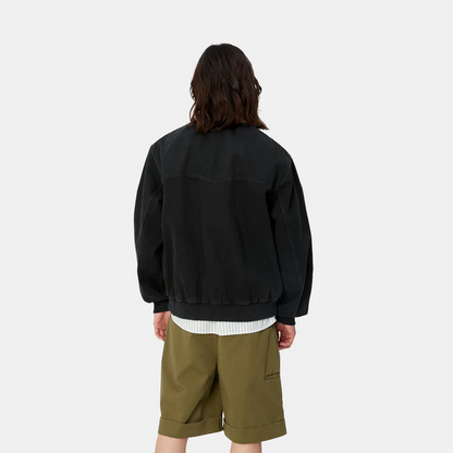 CARHARTT WIP OG SANTA FE BOMBER - Black (stone dyed)
