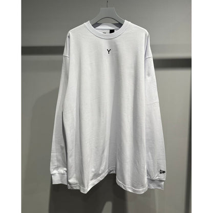 Ground Y×NEW ERA GROUND Y LOGO L/S OVERSIZED PERFORMANCE TEE WHITE