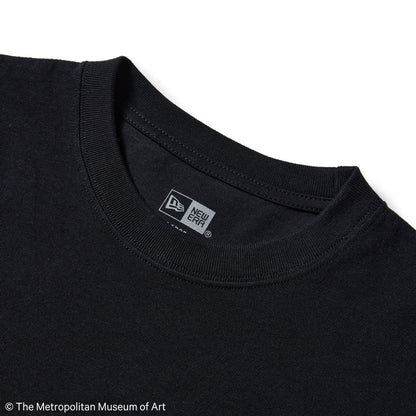 NEW ERA  半袖 オーバーサイズド コットン Tシャツ The Met ブラ ック
