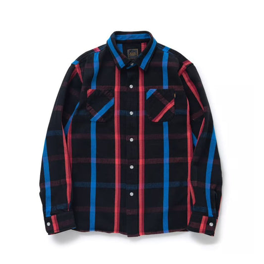 RATS YARN DYED COTTON CHECK SHIRT